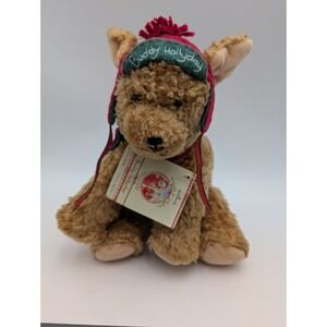 Hallmark Bunnies By the Bay Buddy Hollyday Dog Plush 9 Inch 2002 Stuffed Animal